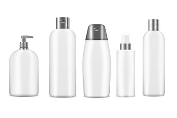 PNG cosmetic bottle cream tube shampoo container blank product vector beauty skincare set pack template lotion background branding

