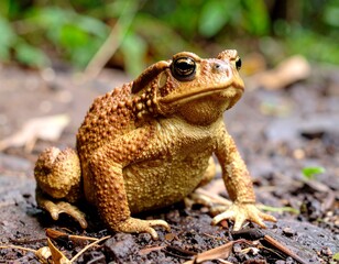 Obraz premium Asian common toad