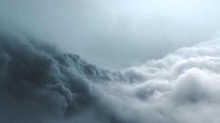 Obraz premium Gradient Transition from Stormy Grey to Mist White