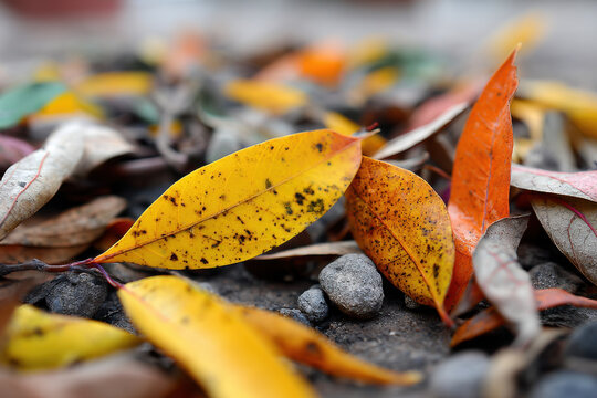 Leaves Degrading