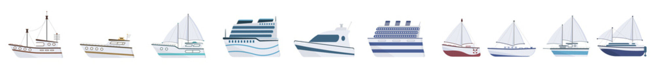 PNG cargo ship vector container ocean freight transport maritime illustration sea global logistic export business clean flat design

