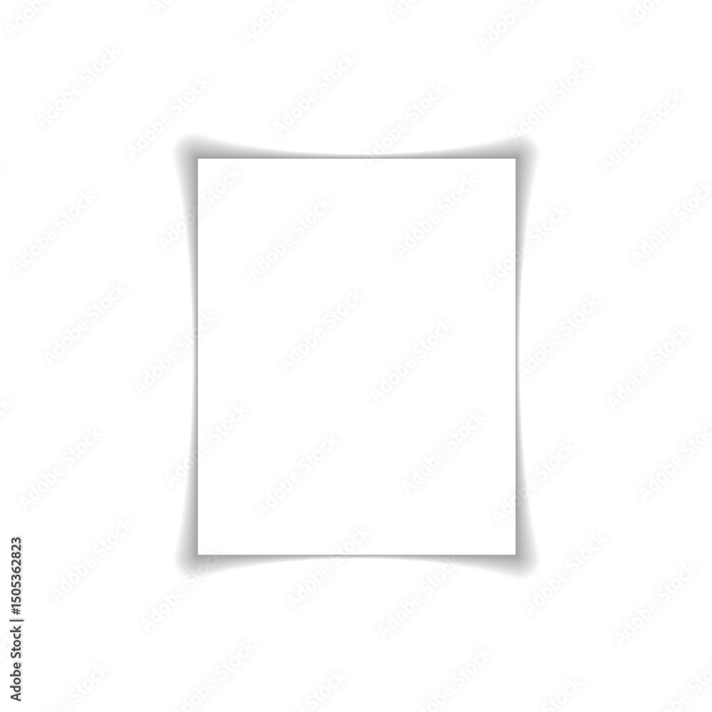 Poster png realistic shadow vector cut edge texture template transparent blade paper sharp graphic design i