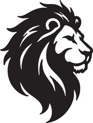 Powerful Lion Emblem Vector Art