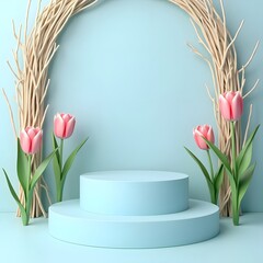Whispering Blooms: Nature-Inspired Beauty Serum Podium