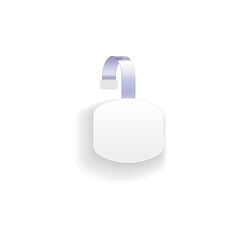 Fototapeta premium PNG retail wobbler label marketing shelf promo circle plastic tag advertising blank discount point of sale icon banner