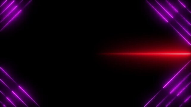 glowing neon color black background neon lazar lines . abstract background with glowing line..