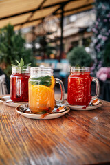 Lemonade with ice for you