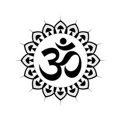 ornamental round frame, Blossom Mandala Shape. Circular pattern in form of mandala, tattoo, decoration. Decorative ornament in ethnic oriental style.