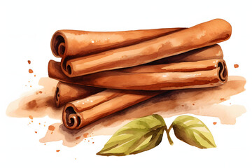 cinnamon isolated on a transparent background

