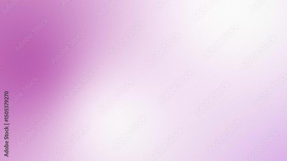 Poster Purple pink and white grainy noise animation gradient liquid color changing background, minimalist modern cute simple abstract motion graphics