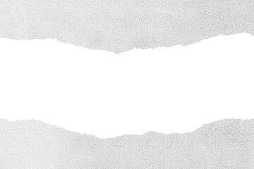 White paper organic texture ripped edge torn background rough surface blank space natural material...