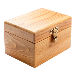 Wooden Box with Lock