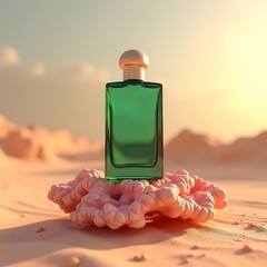 Radiant Amber: a Luxurious Fragrance Display