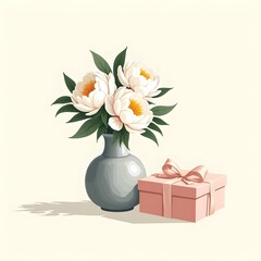 Serene Coconut Oil Jar on Aqua Background