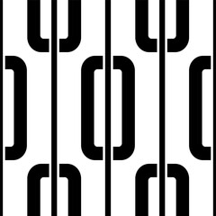 Seamless geometric chain pattern. Vector Illustration.