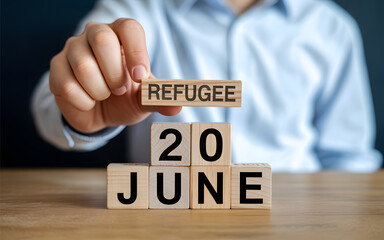 World refugee day june 20th awareness campaign