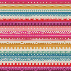 Hand drawn  abstract seamless pattern, ethnic inspired background, great for textiles, banners, wallpapers, wrapping - vector design