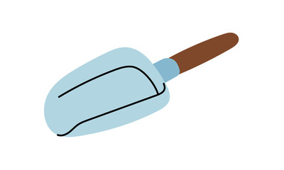 deep pot for planting. An isolated illustration. Gardening equipment. Seasonal work. A product for agricultural crops. Suitable for ecology, garden, cleaning, household, packaging design