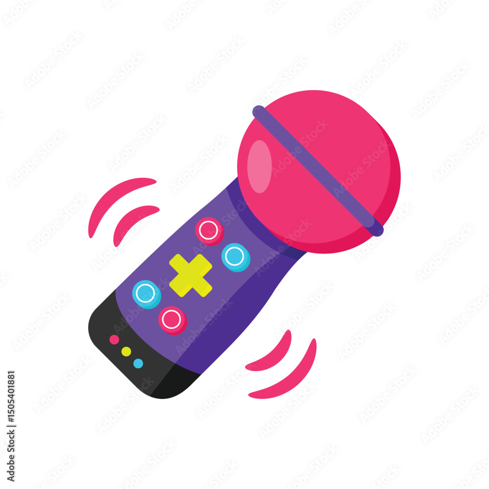 Poster controller vector style icon. eps 10 file