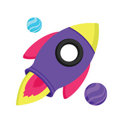 VR Space Vector style icon. Eps 10 file