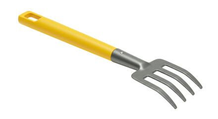Isolated Garden Rake Tool