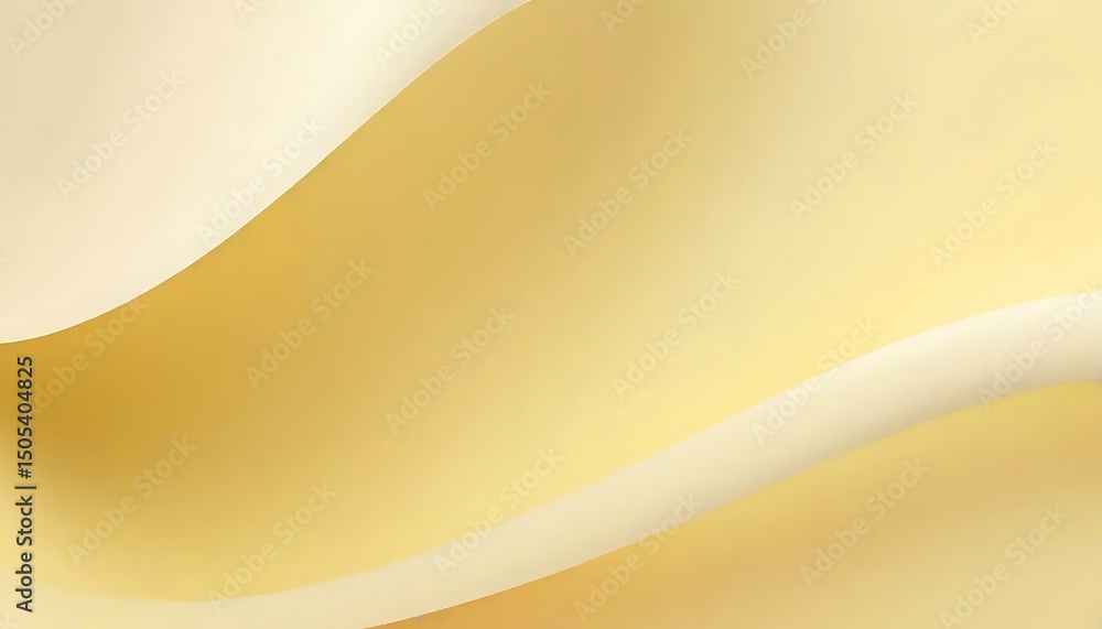 Poster subtle golden hues and soft, flowing lines create a sense of calm and gentle movement visually.