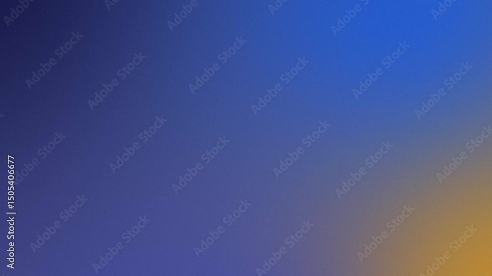 Poster Futuristic seamless looping blue orange grainy noise color changing empty template concept background animation
