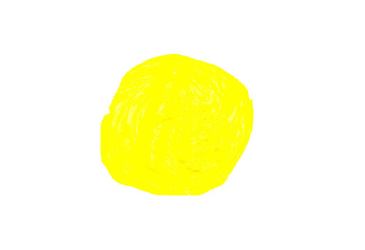 Gelber Farbfleck