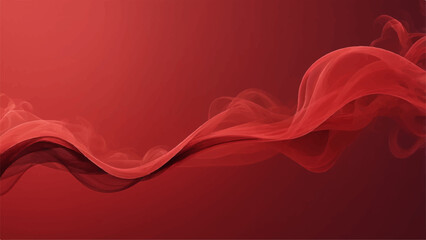 Abstract red smoke color line abstract background.