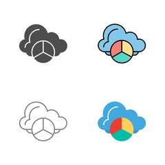 Pie Chart Vector Icon