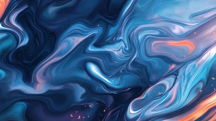 Obraz premium Abstract Fluid Painting