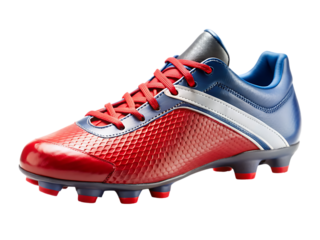 Red & Blue Soccer Cleats