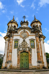 church of the Saint Francis, Ouro Preto, Minas Gerais, Brazil 