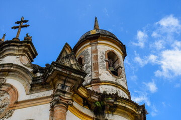 Fototapeta premium church of st Saint Francis, Ouro Preto, Minas Gerais, Brazil 