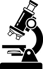 microscope vector illustration
