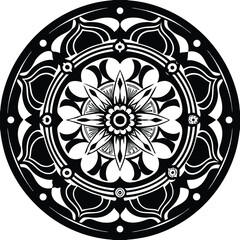 mandala round ornament