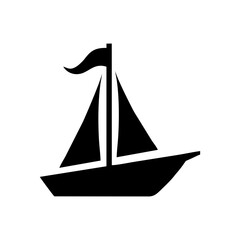 Sailboat Icon Shilouettes