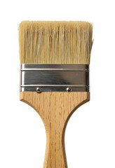 Paint Brush with Natural Bristles, Isolated Transparent Background