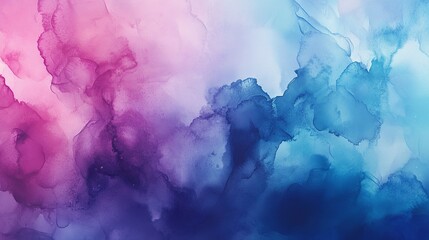 abstract watercolor background with clouds