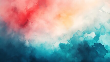 abstract watercolor painting