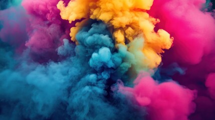 Colorful Smoke Explosion