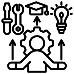 Skill Development Icon