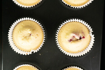 Raspberry Jam Muffins. Muffin. Dessert. Berry Jam. Food Concept