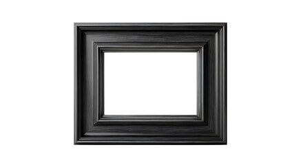 Elegant dark metallic square frame for design