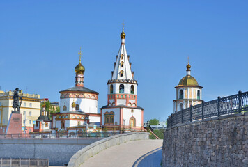 Russia, Epiphany Cathedral  Orthodox cathedral in Irkutsk, in the Irkutsk Eparchy of the Russian Orthodox Church.