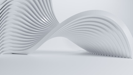 Naklejka premium Abstract Futuristic empty floor and room Sci-Fi Corridor With light for showcase,room,interior,display products.Modern Future cement floor and wall background technology interior concept.3d render