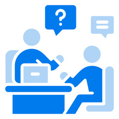 Obraz premium Interview Icon
