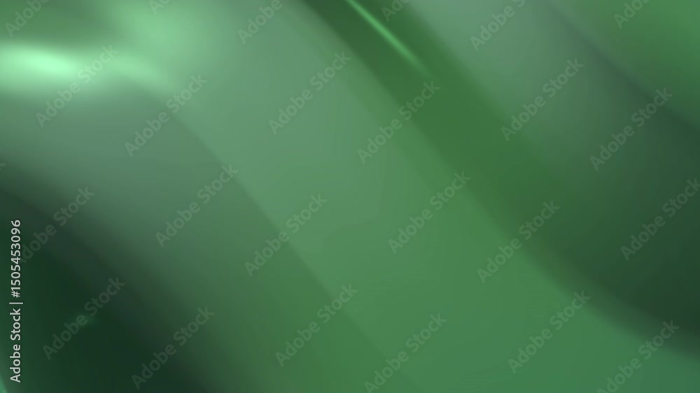 Aufkleber dark green gradient background with smooth, flowing lines and subtle highlights. abstract and calmin
