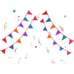 Birthday Bunting Flag Decoration