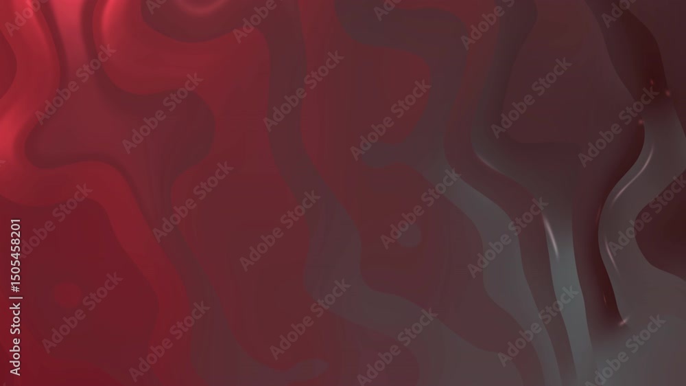 Aufkleber abstract dark red and gray gradient background with wavy, flowing lines. smooth, liquid-like texture